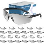 24-Pack ANSI Z87.1 Clear Safety Glasses