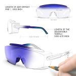 Dark Blue Adjustable Anti-UV Safety Glasses