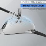 24-Pack ANSI Z87.1 Clear Safety Glasses