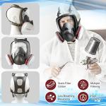 GZYZAMZ Full Face Gas Mask with Filters