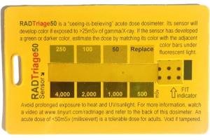 RADTriage Model 50 Instant Alert Dosimeter