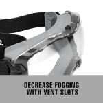 Adjustable Anti-Fog Safety Goggles with Clear Lens