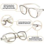 Alsenor Anti-Fog Protective Safety Glasses (Green)