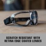 Adjustable Anti-Fog Safety Goggles with Clear Lens
