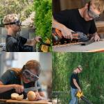 Adjustable Anti-Fog Safety Goggles with Clear Lens