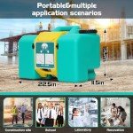 Magula 9-Gallon Portable Eye Wash Station
