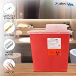 Oakridge 2 Gallon Biohazard Sharp Container