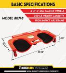 MaxWorks Rolling Knee Creeper with Tool Tray