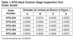 Forster Neck Tension Gauge with Etched Sizes