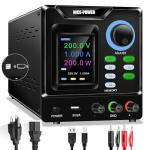 Variable 0-200V DC Power Supply with Memory Storage