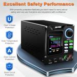 Variable 0-200V DC Power Supply with Memory Storage