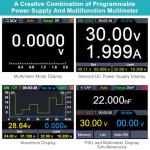 Kiprim 2-in-1 Programmable Power Supply & Multimeter
