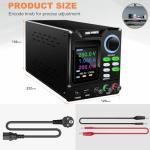 Variable 0-200V DC Power Supply with Memory Storage