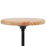 Adjustable 19”-25” Beige Swivel Office Stool