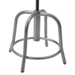 Adjustable 19”-25” Beige Swivel Office Stool