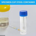 10 Pack Plastic Specimen Cups with Lids