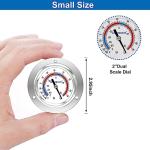 Uharbour Commercial Freezer Thermometer with Capillary Design