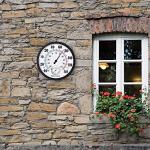 10-Inch Waterproof Wireless Wall Thermometer & Hygrometer