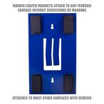 Wall-Mounted Magnetic Glove Holder in Blue