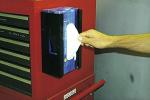 Lisle 20130 Magnetic Glove Dispenser - Black