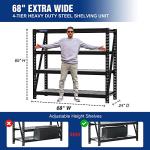 WORKPRO 68" Heavy Duty Metal Shelving Unit