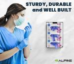 Wall-Mount Glove Holder - Fits 3 Boxes (Black)