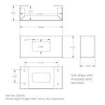 TrippNT Single Glove Box Dispenser - Plain Front