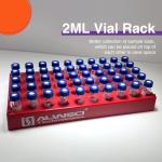 2-Pack Red HPLC Vial Holder Tray, 12mm