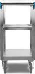 Stainless Steel 3-Shelf Utility Cart, 300 lb Capacity