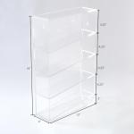 CiaoHER Clear Acrylic 4-Compartment Pipette Rack