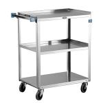 Stainless Steel Utility Cart with 3 Shelves