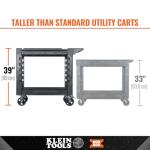 Klein Tools Heavy-Duty 2-Shelf Utility Cart