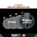 Klein Tools Heavy-Duty 2-Shelf Utility Cart