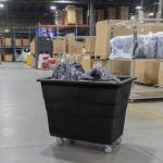 16-Bushel Utility Cart with Steel Base and Poly Box