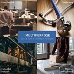 Stainless Steel Utility Cart with 3 Shelves