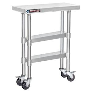DuraSteel Commercial Grade Stainless Steel Work Table