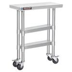 DuraSteel Commercial Grade Stainless Steel Work Table