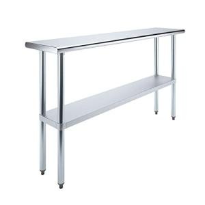 Stainless Steel Work Table with Undershelf - 14" x 72