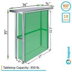 Stainless Steel Work Table with Undershelf - 36