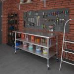 Stainless Steel Utility Work Table with Wheels
