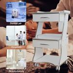 3-Layer Mobile Trolley Cart for Dental Labs