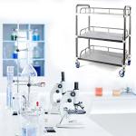 3-Tier Stainless Steel Rolling Trolley Cart