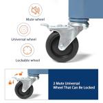 3-Tier Heavy-Duty Utility Rolling Cart with Wheels
