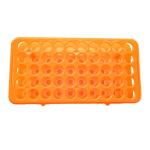 Plastic Test Tube Rack with Silicone Pad - 50 Positions
