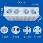 4-Channel Plastic Test Tube Holder (White)