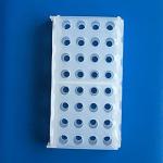 4-Channel Plastic Test Tube Holder (White)