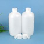 2-Pack 500ml Plastic Graduated Lab Reagent Bottles