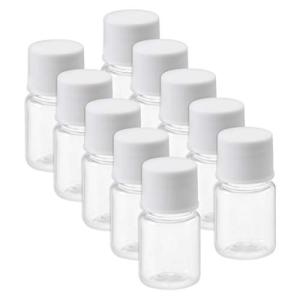 Plastic Lab Chemical Reagent Bottles, 10pcs, 5ml