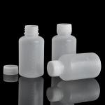 50Pcs 50ml PE Plastic Lab Chemical Bottles