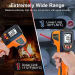 Digital Infrared Thermometer Gun for Cooking & More